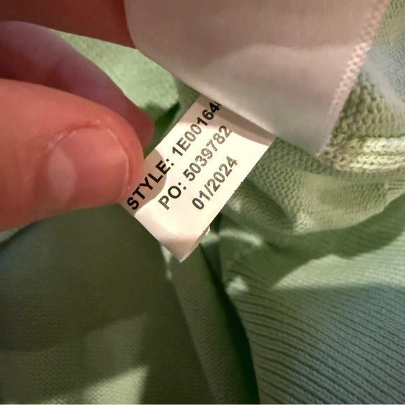 Vineyard Vines Garment-Dyed Cotton Long Sleeve Crewneck Sweater in Mint‎ Green L - Picture 7 of 9